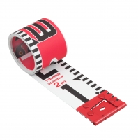 シムロンロッド テープ 60mm×2m 裏面20cm赤白