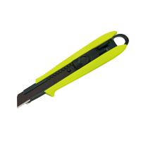 L刃 ドライバーカッター 単色グリップ オート オーロライエロー