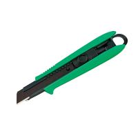 L刃 ドライバーカッター 単色グリップ オート デイトナグリーン