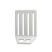 L型D環止め アルミ4穴 シルバー