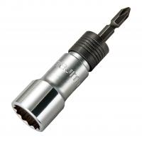 ビット交換式ソケット シングル 19mm 12角