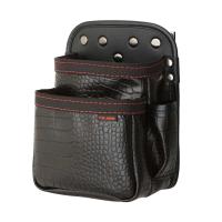 セフ腰袋 クロコ 腰袋2段小