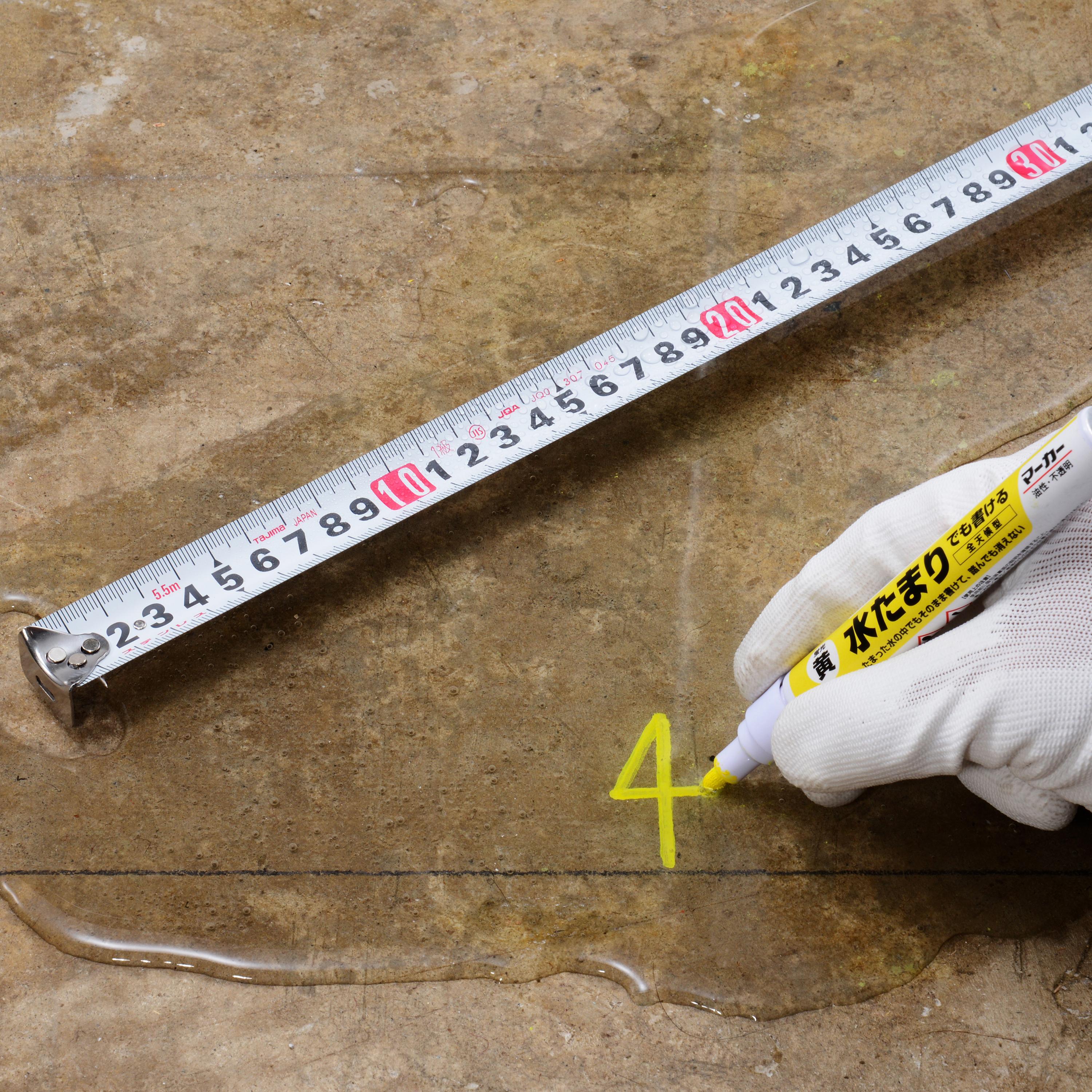 全天候マーカー蛍光ピンク 中字 丸芯 筆記具 Tajima タジマ