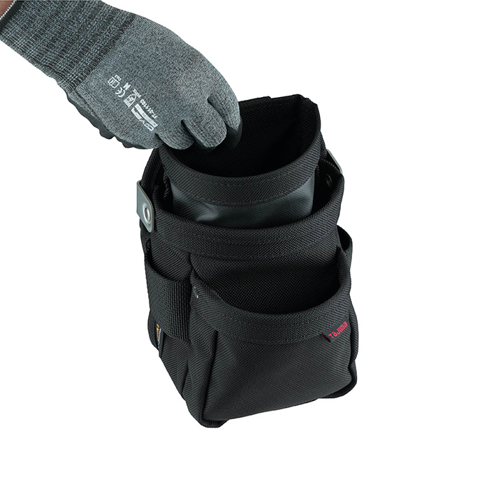 崩れにくく形状にフィットする内袋