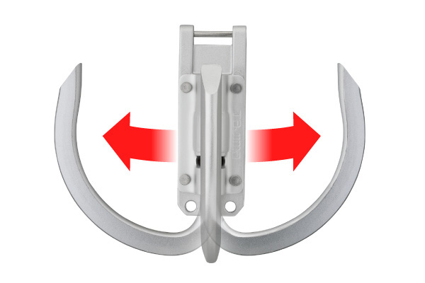 アルミ スリムJフック 折りたたみ