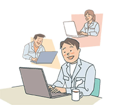 リモート打ち合わせ